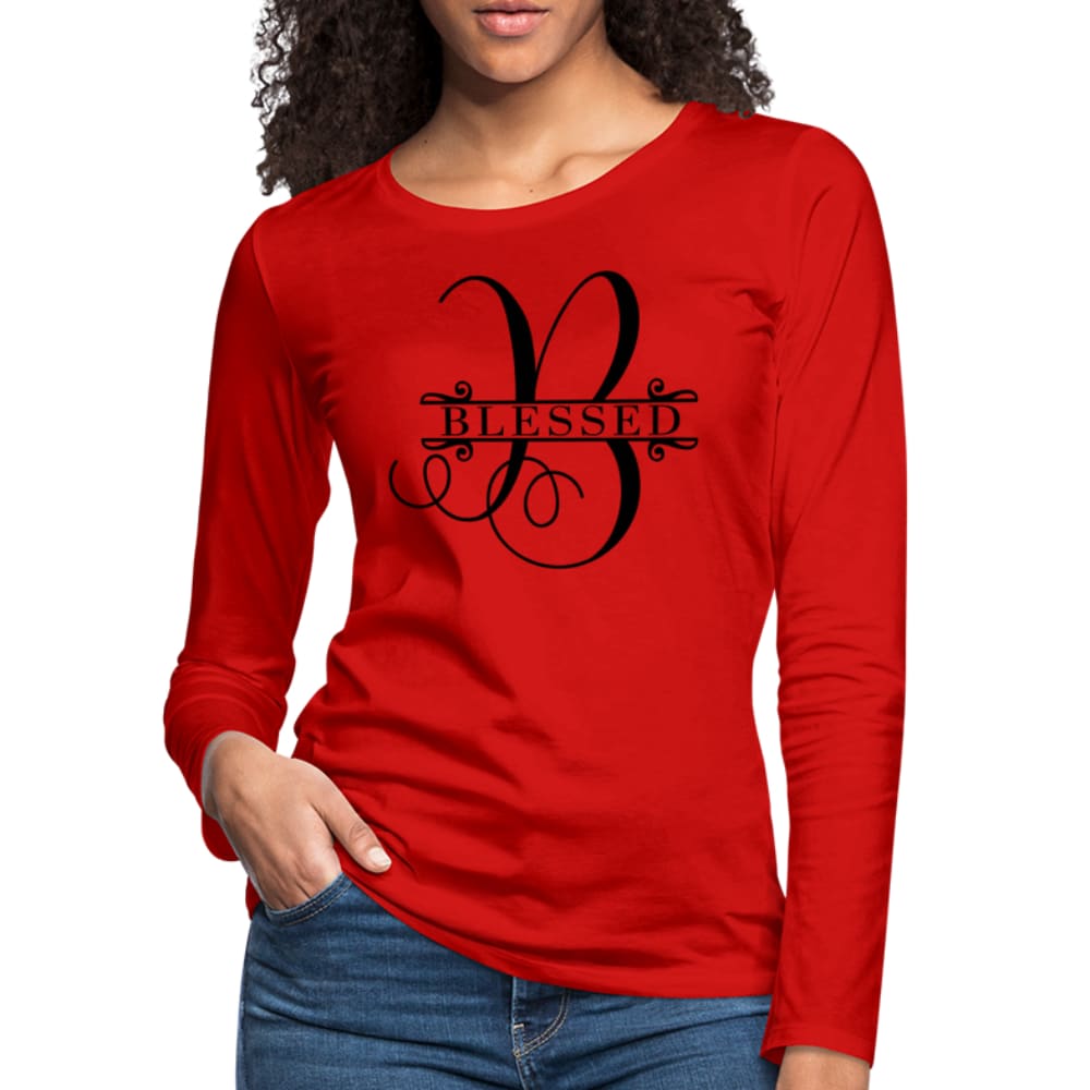 Womens Shirt / Blessed - Long Sleeve Tee